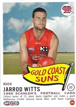 2024 AFL TeamCoach - Scanlens Die Cut #32 Jarrod Witts Front